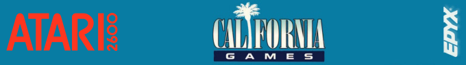 California Games logo for Atari 2600